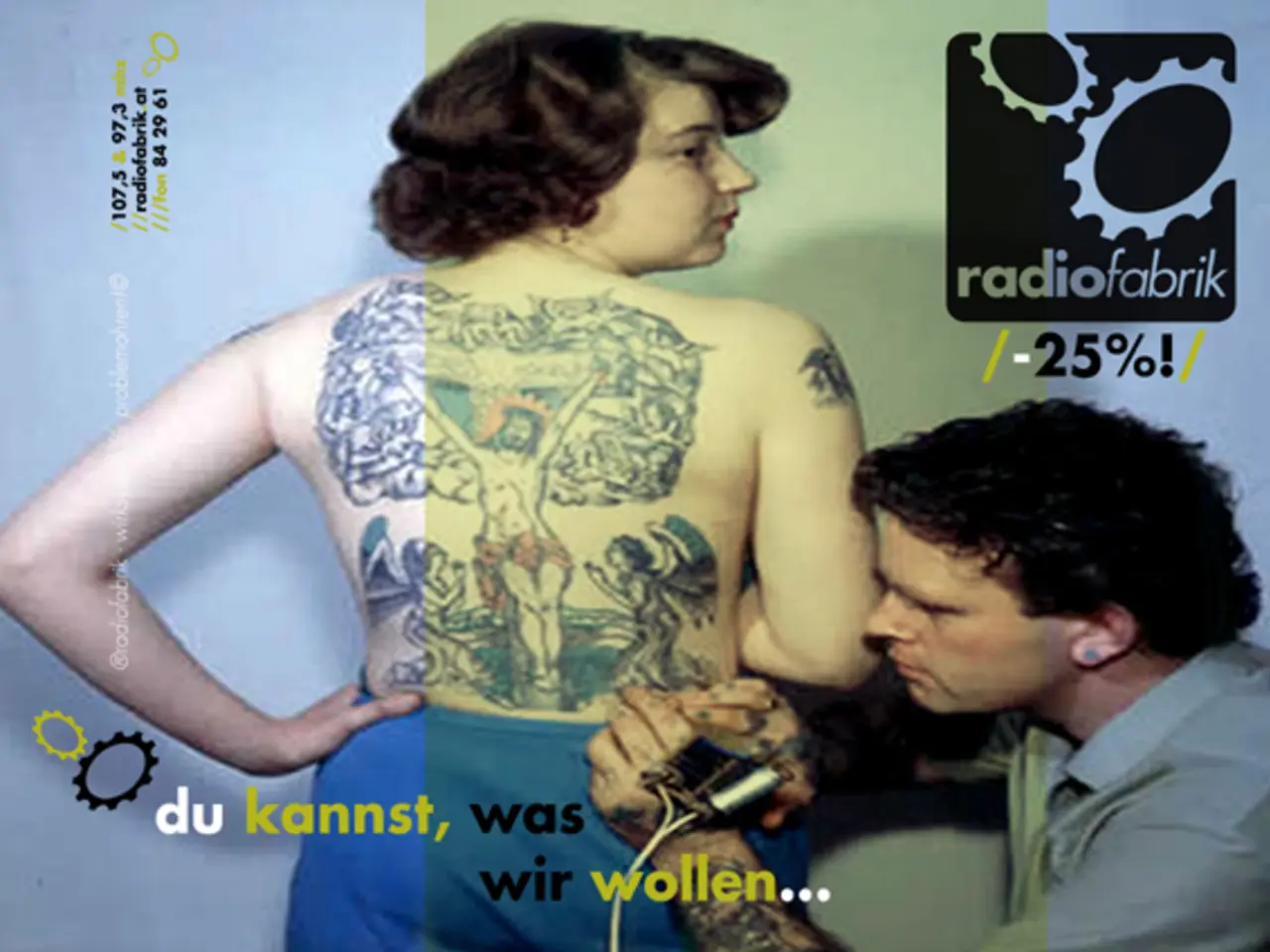 In this picture we can see two persons. Towards right the person is holding a machine. At the...