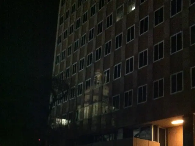 City officials review timber masts for safety and structural integrity.