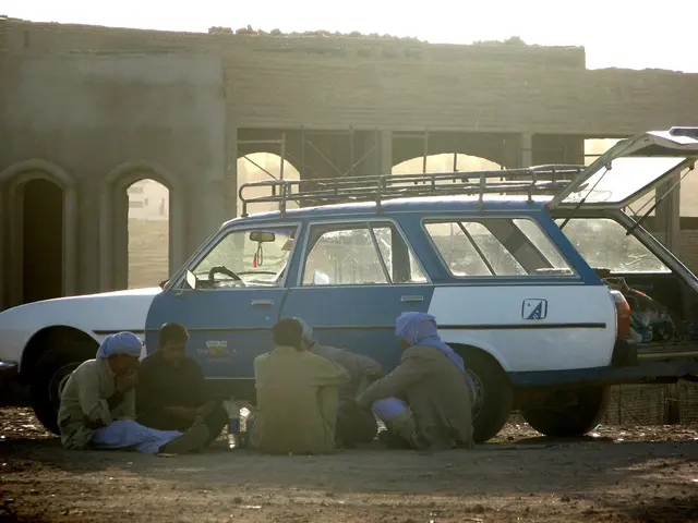 Displaying Aselsan's Steel Dome defense system at Teknofest exhibition