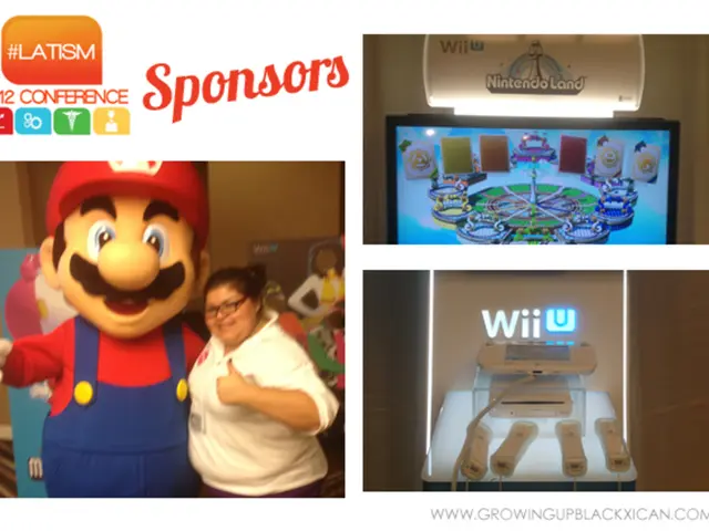 It is a collage image. In this image there is a monitor, game console, joysticks. Behind them on...